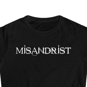 Misandrist fitted cotton tee