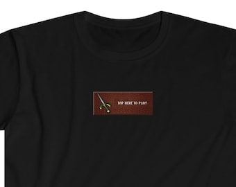 T-shirt drôle « Tapez ici pour jouer » avec RuneScape à l'ancienne