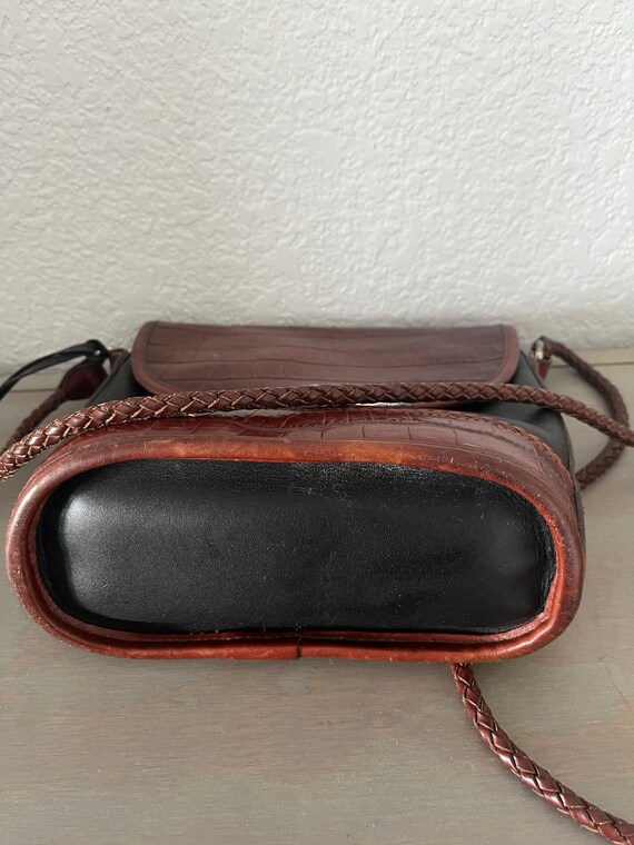 Vintage Brighton CROCO Leather Bag - image 6