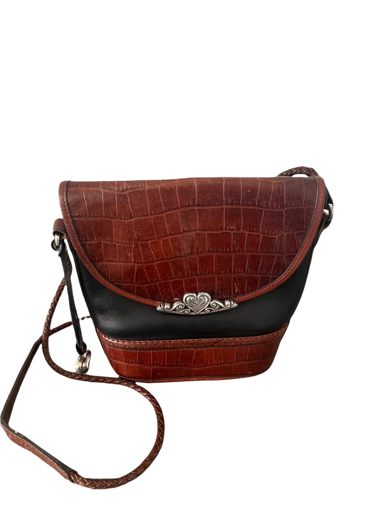 Vintage Brighton CROCO Leather Bag image 7