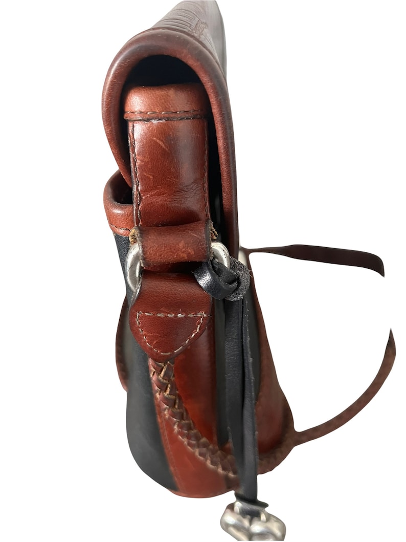 Vintage Brighton CROCO Leather Bag image 8