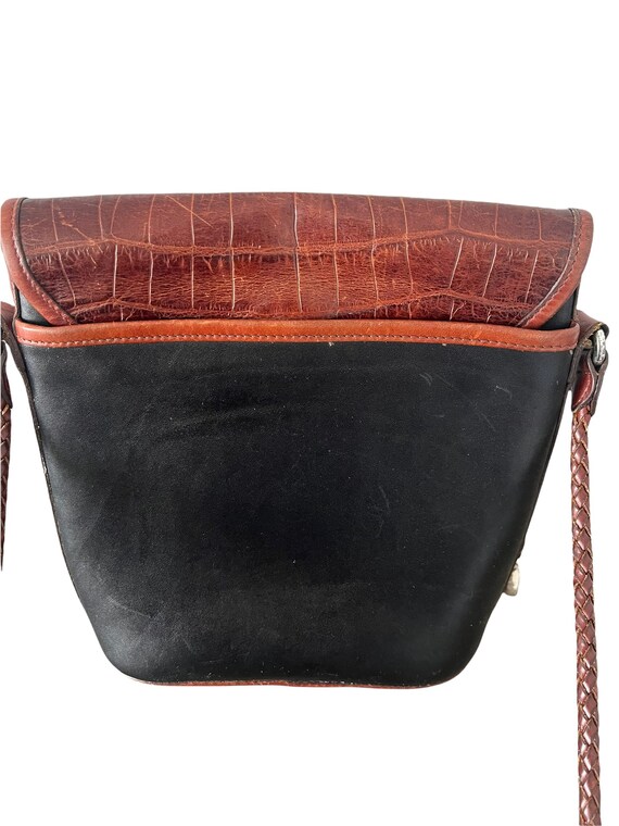Vintage Brighton CROCO Leather Bag - image 9