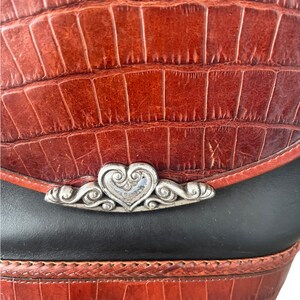 Vintage Brighton CROCO Leather Bag image 3