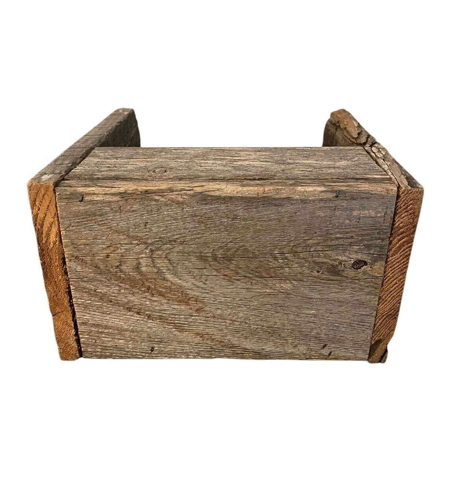 Caddie à Outils En Bois Artisanal Primitif - Fin Du XIXe Siècle (1800-1899) - Pièce Originale