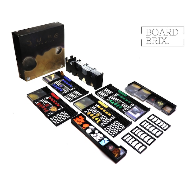 Dune Imperium + Rise of IX + Immortality 3D printed Board Game Insert Premium Quality | unofficial