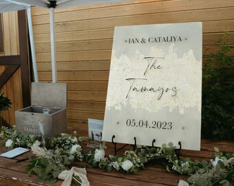 Acrylic Mounted Sign for Event/Wedding/Birthday/Bridal Shower