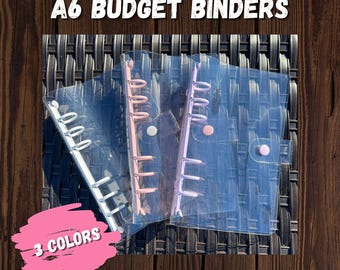 A6 Budget Binder Starter Kit | 6 Ring Cover, Zipper Closure