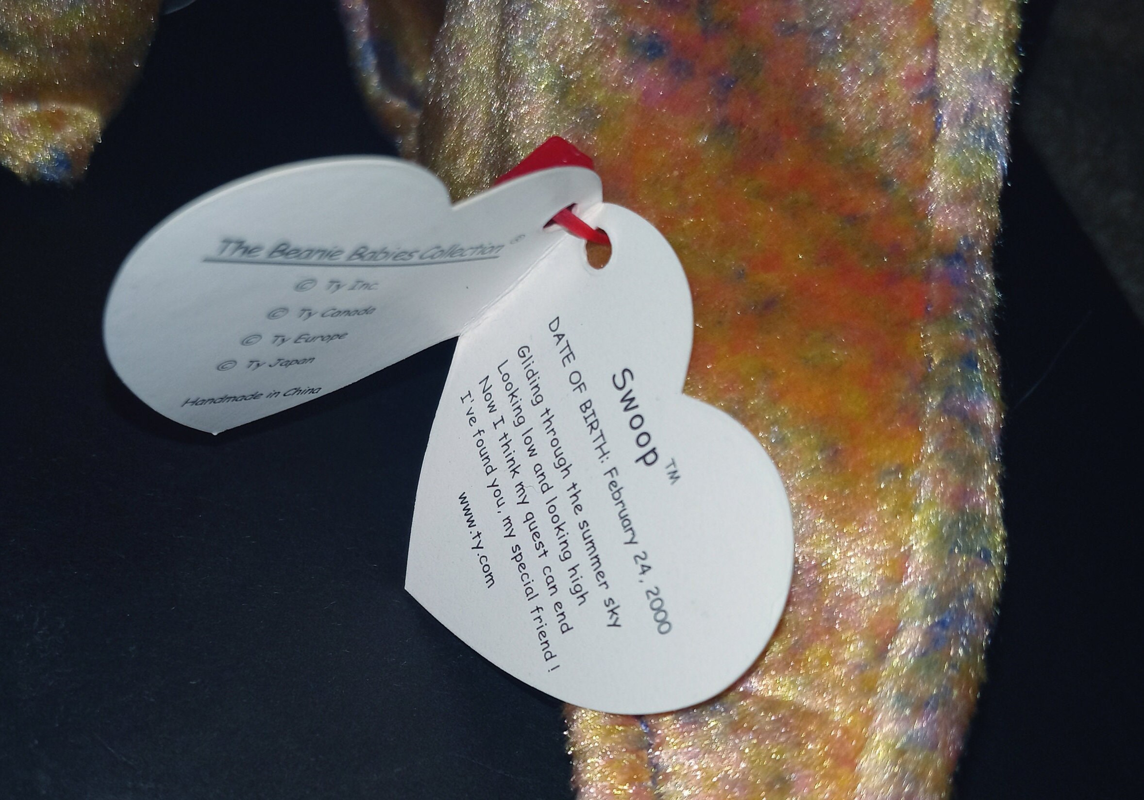 TY Beanie Baby SWOOP the Pterodactyl Mwmts - Etsy