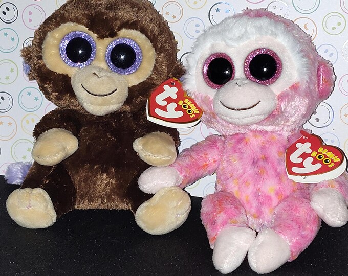 Ty Ruby TY Beanie Boos - COCONUT and RUBY (glitter Eyes) Mwmts Set - Etsy