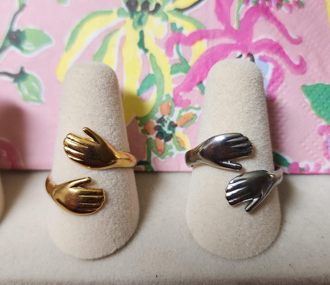 Hug Ring Pattern Hand Hug Ring - Etsy