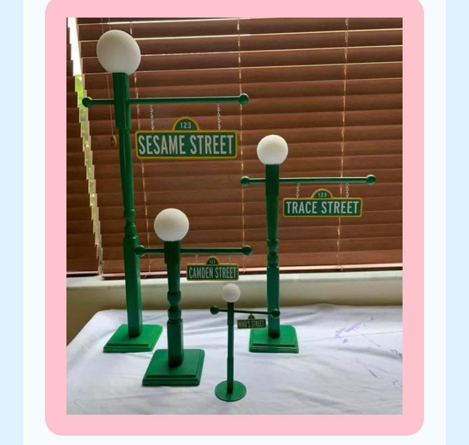 Sesame Street Sign Post