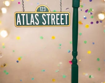 Lamp post Street Sign 30 inch