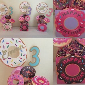 CC HOME Donut Cupcake Stand - 3 Tier Cake Stand For Donut Themed Birthday Parties, Baby Showers & Decor, Holds 24 Cupcakes