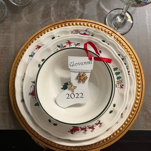 Stocking Ornament/place card/gift tags
