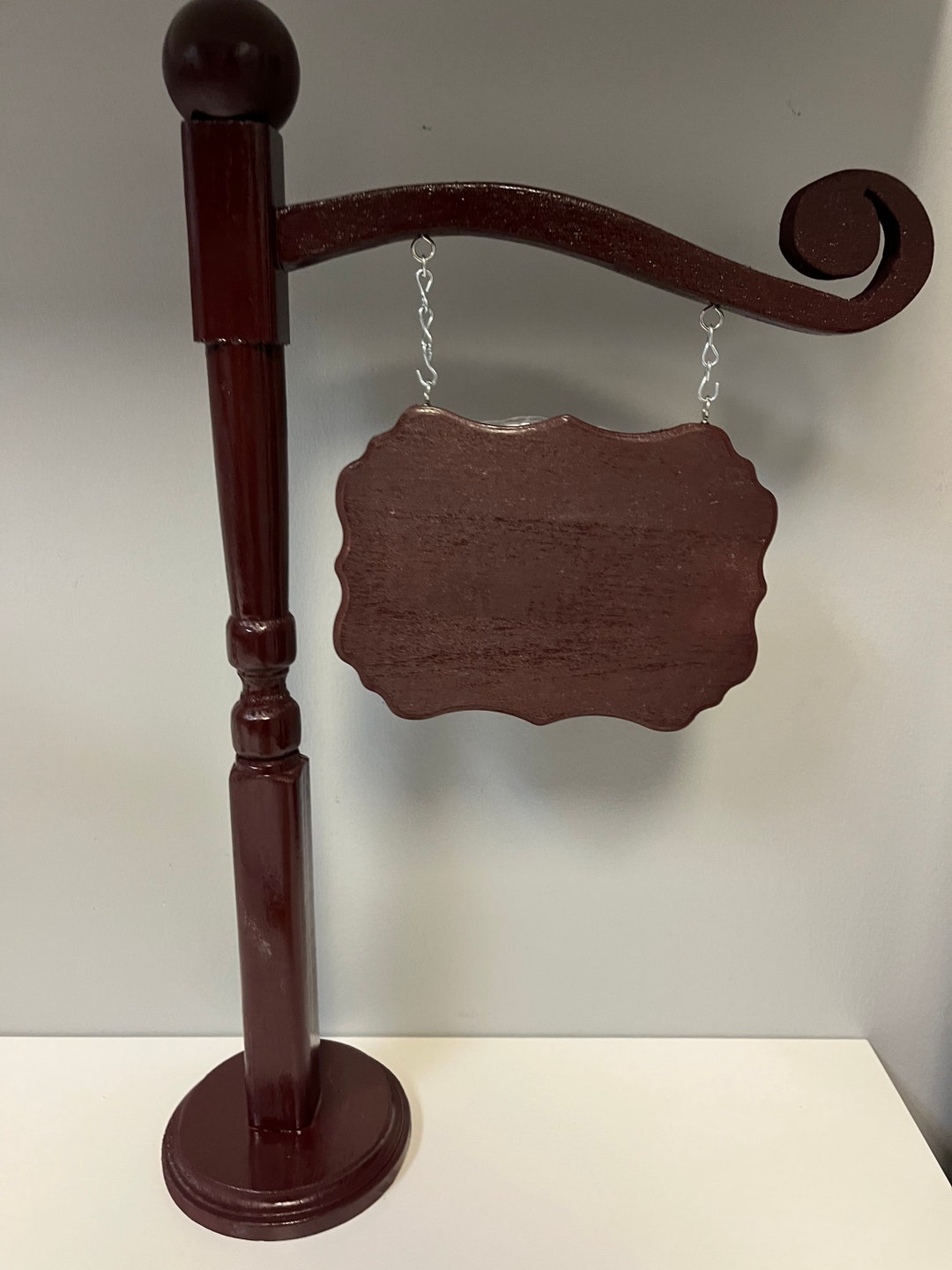 Street Sign Lamp Post Trolley Station Lamp Post 21 Inch Etsy