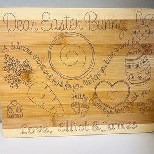 Easter Bunny Custom Wooden Board