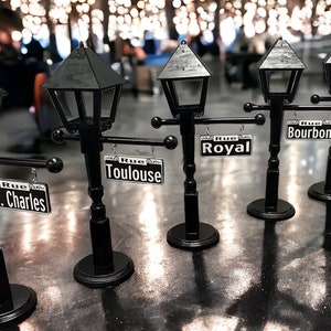 5 Mardi Gras New Orleans Themed Lamps 14in - Etsy