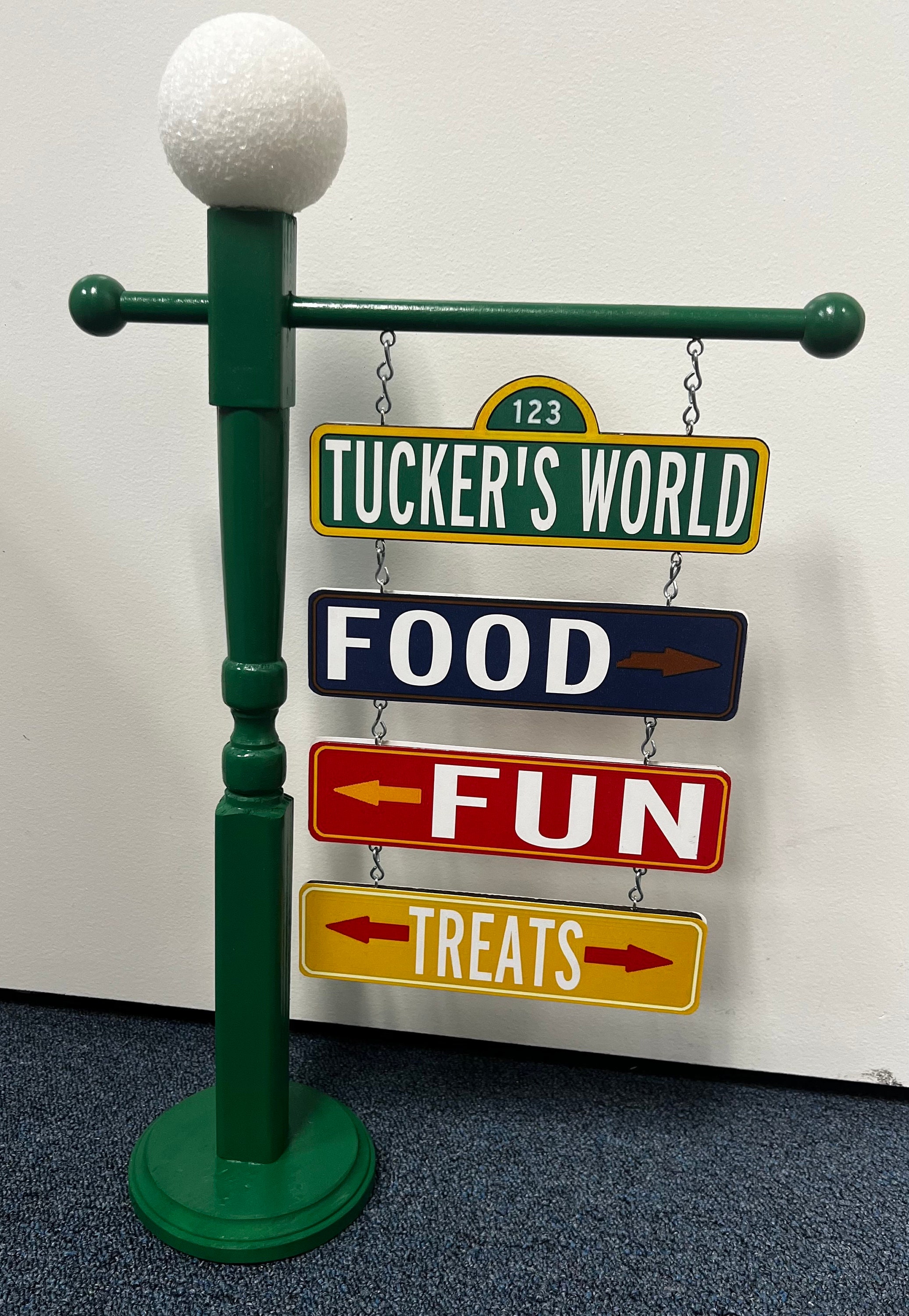 Sesame Street Sign Post Vector