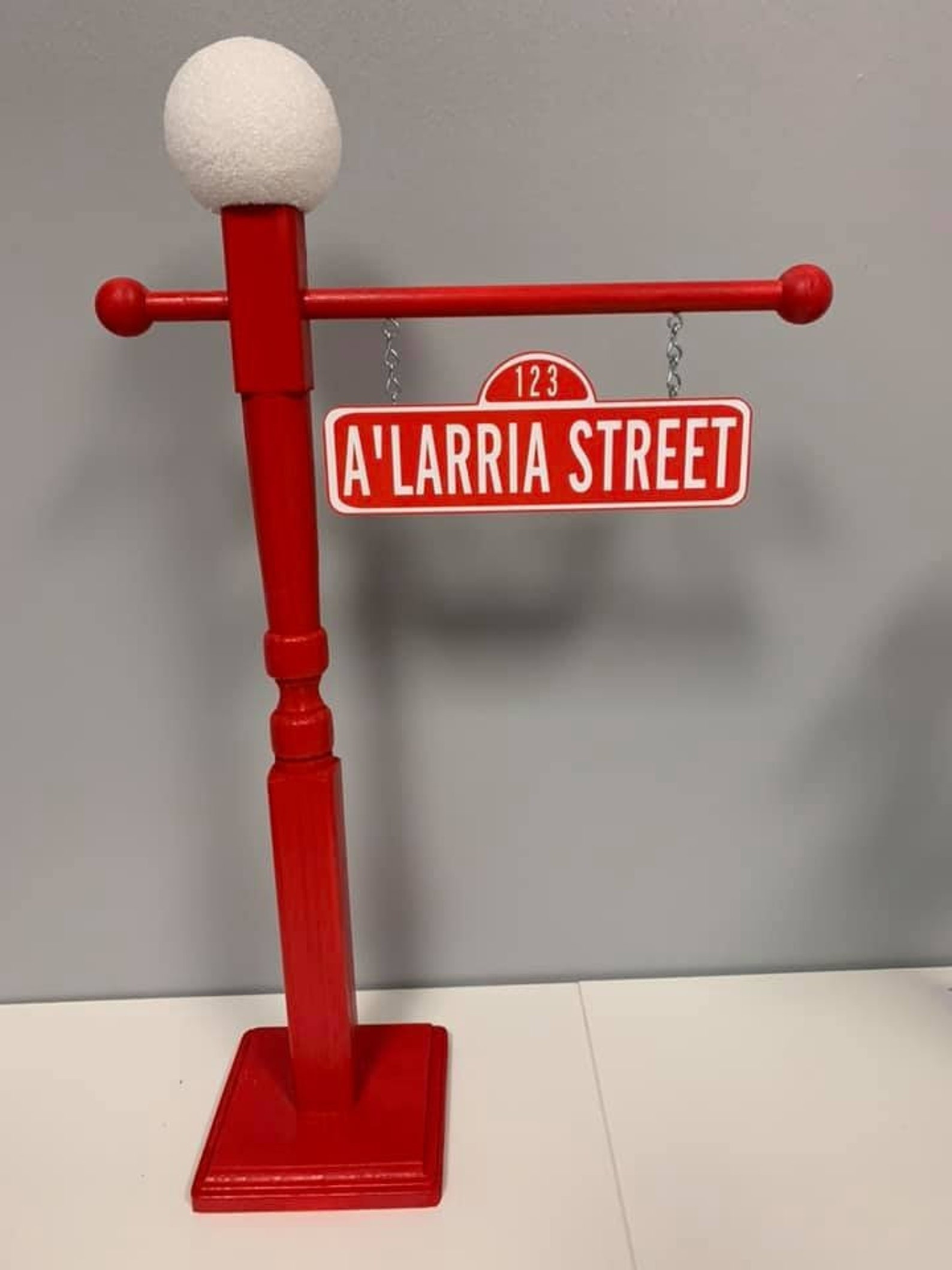 3 Lamp Post Street Sign 21 Inch Centerpieces - Etsy