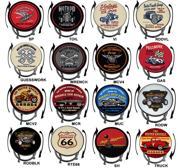 Gift for Mechanic Auto Car Guy Radiator Repair Barstool by the