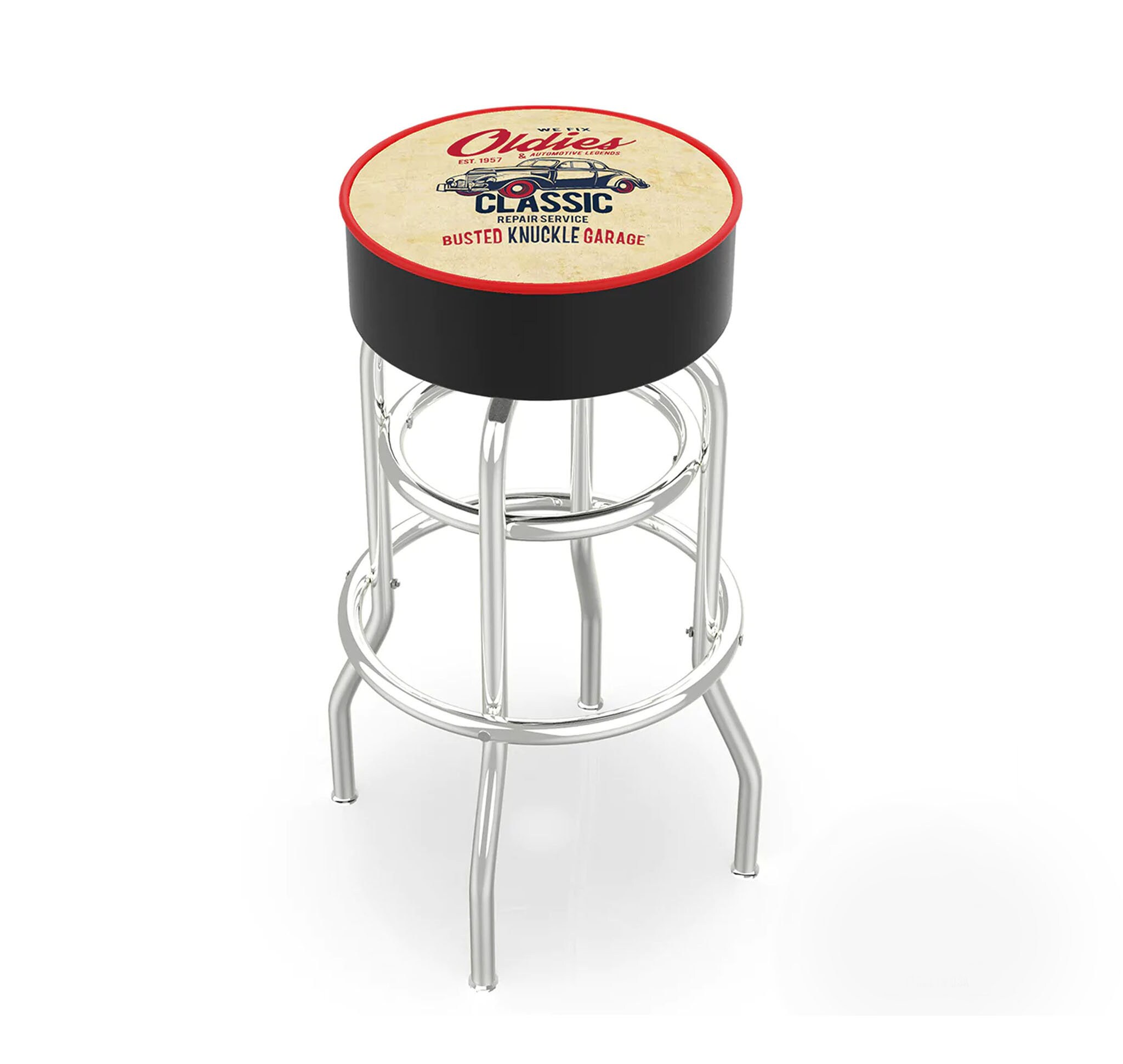 Mechanic swivel stool clearance