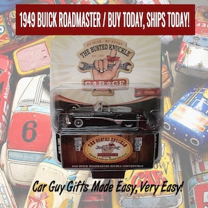 Unique Mechanic Car Guy Gift / 1949 Buick Roadmaster Collectible / The Busted Knuckle Garage