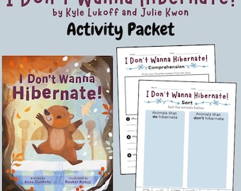 d'activités Je ne veux pas hiberner | Tri des animaux d'hiver (imprimable de la maternelle à la 3e année)