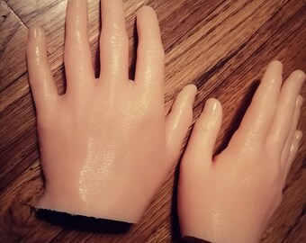 Silicone Hand Props set of Two