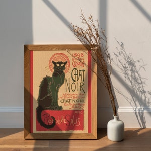 Chat Noir - Cross stitch pattern PDF format
