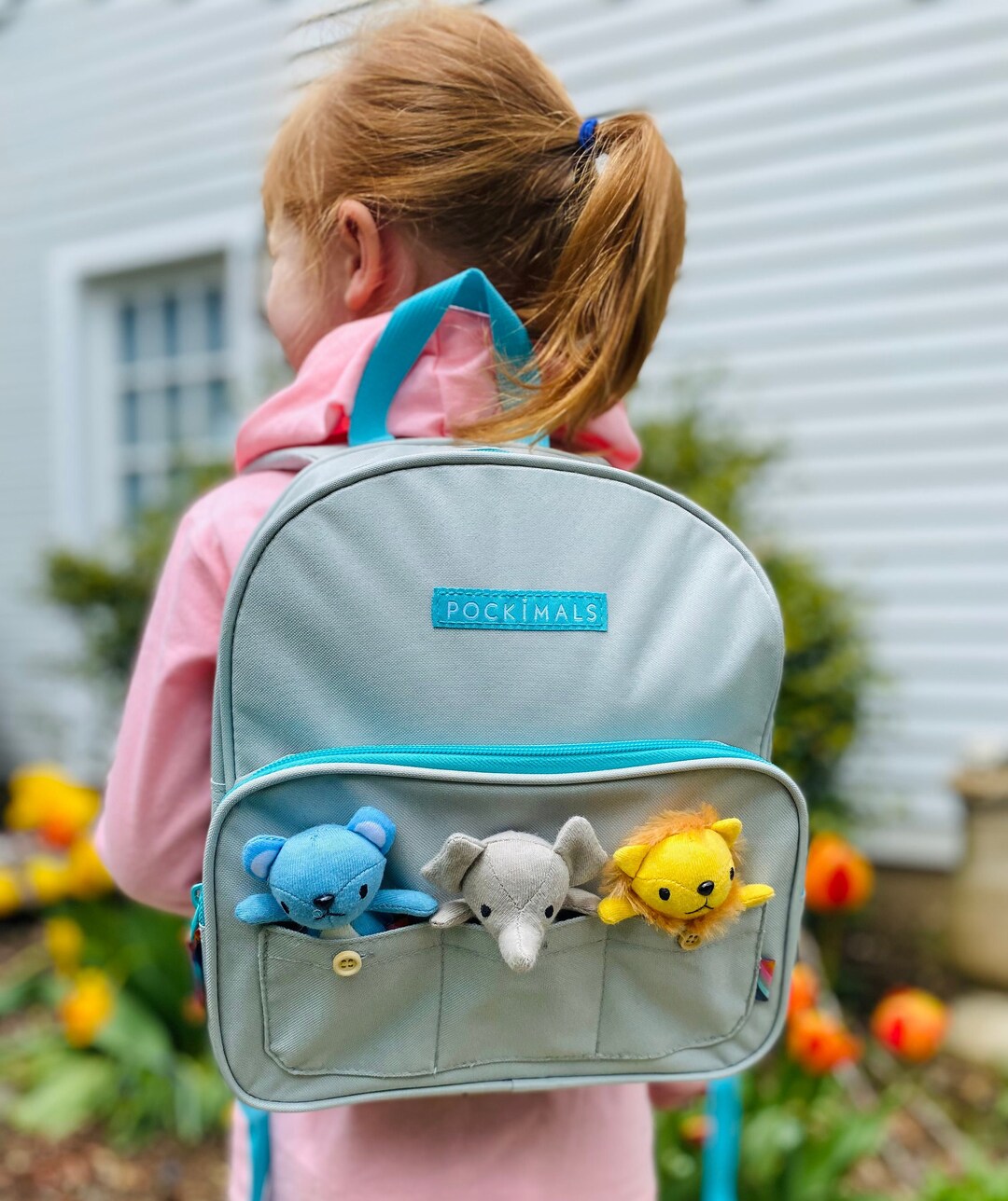 Whimsical Wonder Junior Size Backpack With Buttonin Animal Etsy