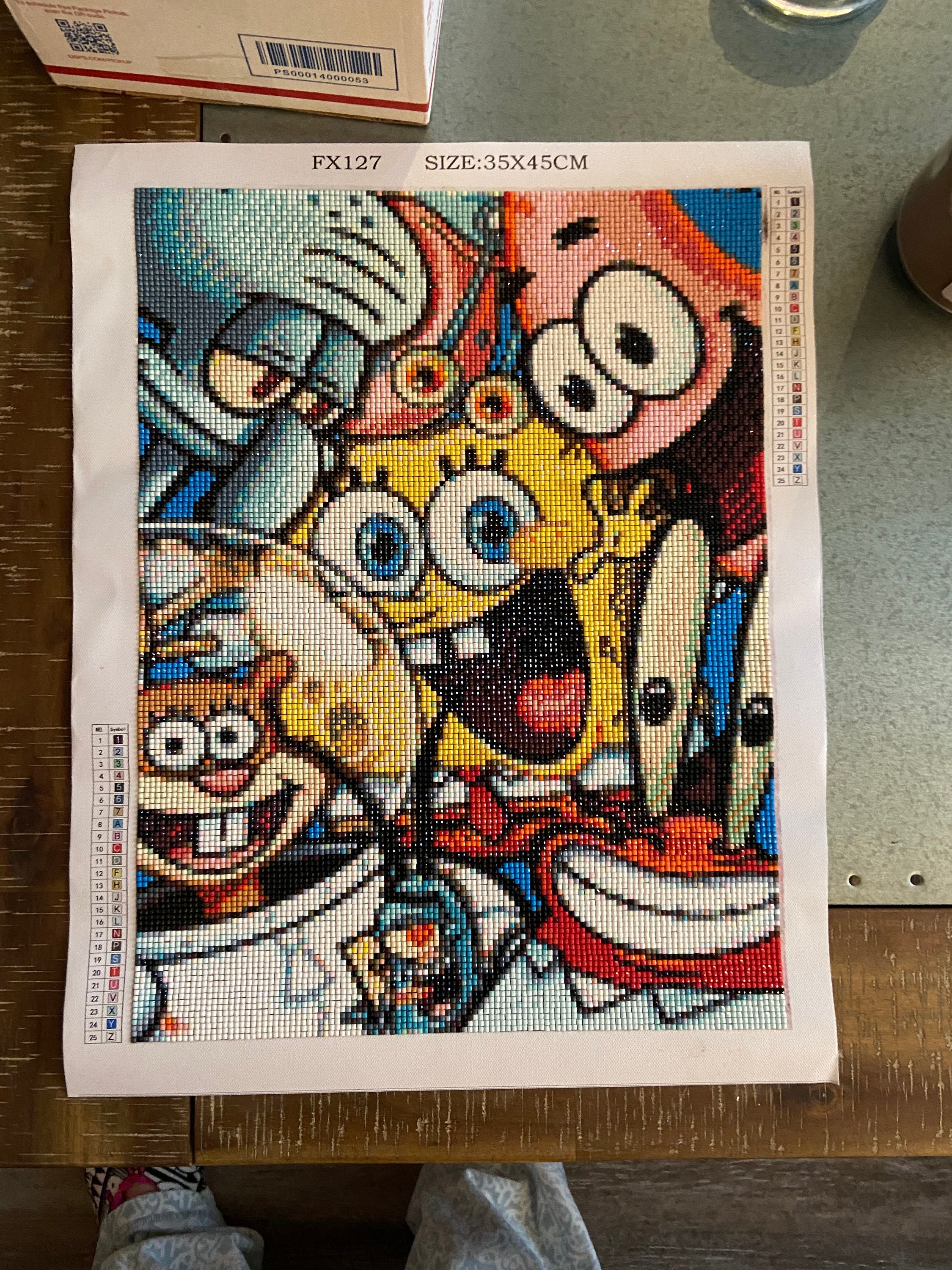 SpongeBob diamond painting