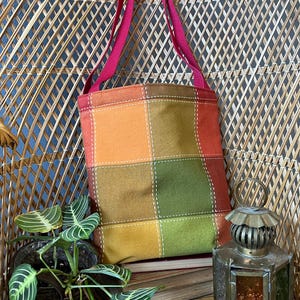 Super süße karierte Tote bag