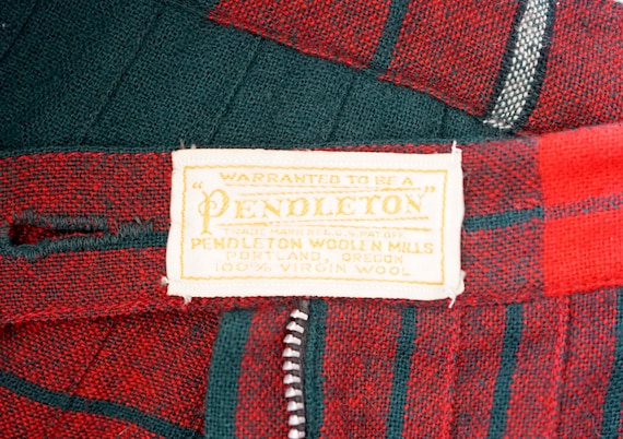 Vintage 1950s Pendleton Roundabout Reversible Woo… - image 7