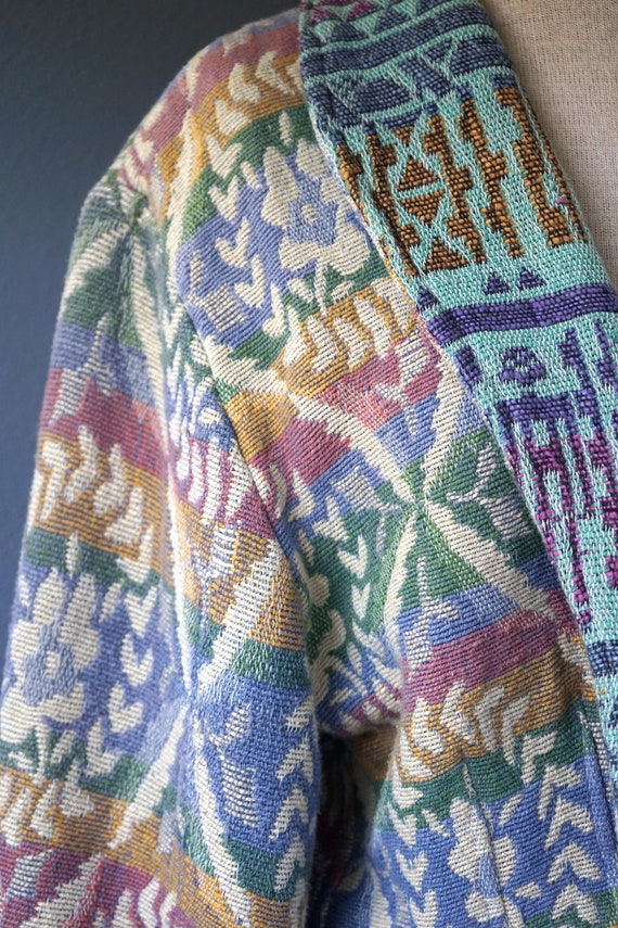 Unique Embroidered Cropped Jacket Gem