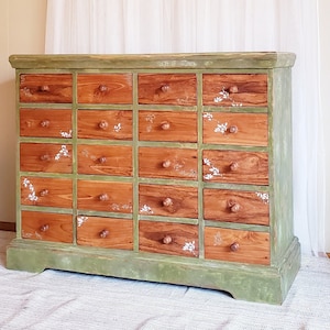 Apothecary store console table