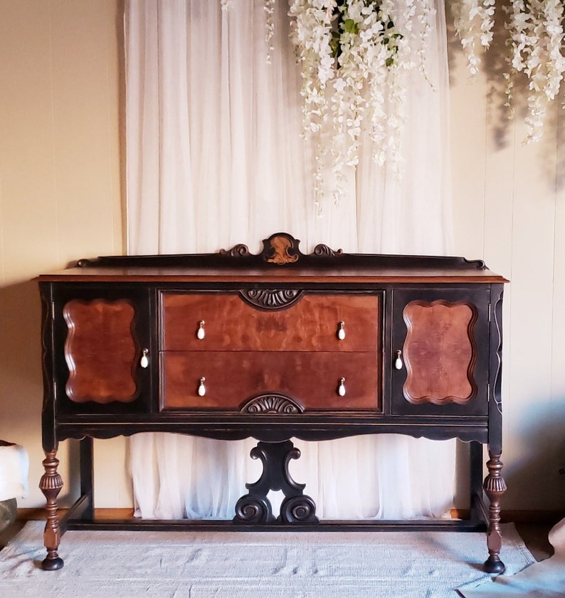 Vintage Stamped Angelus Furniture Manufacturing Co. Buffet