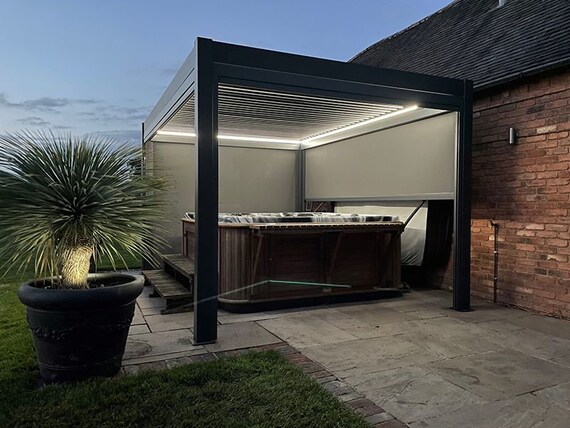 Motorised Pergola KIT 3x4m Aluminium 