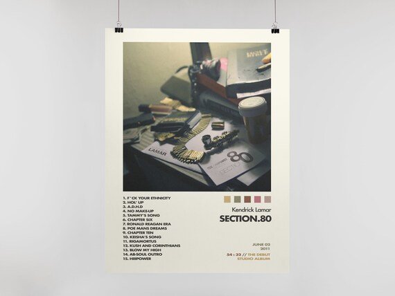 section 80 album cover poster section 80 album cover poster