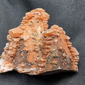 Pagoda Calcite With Pyrite - Hunan, China