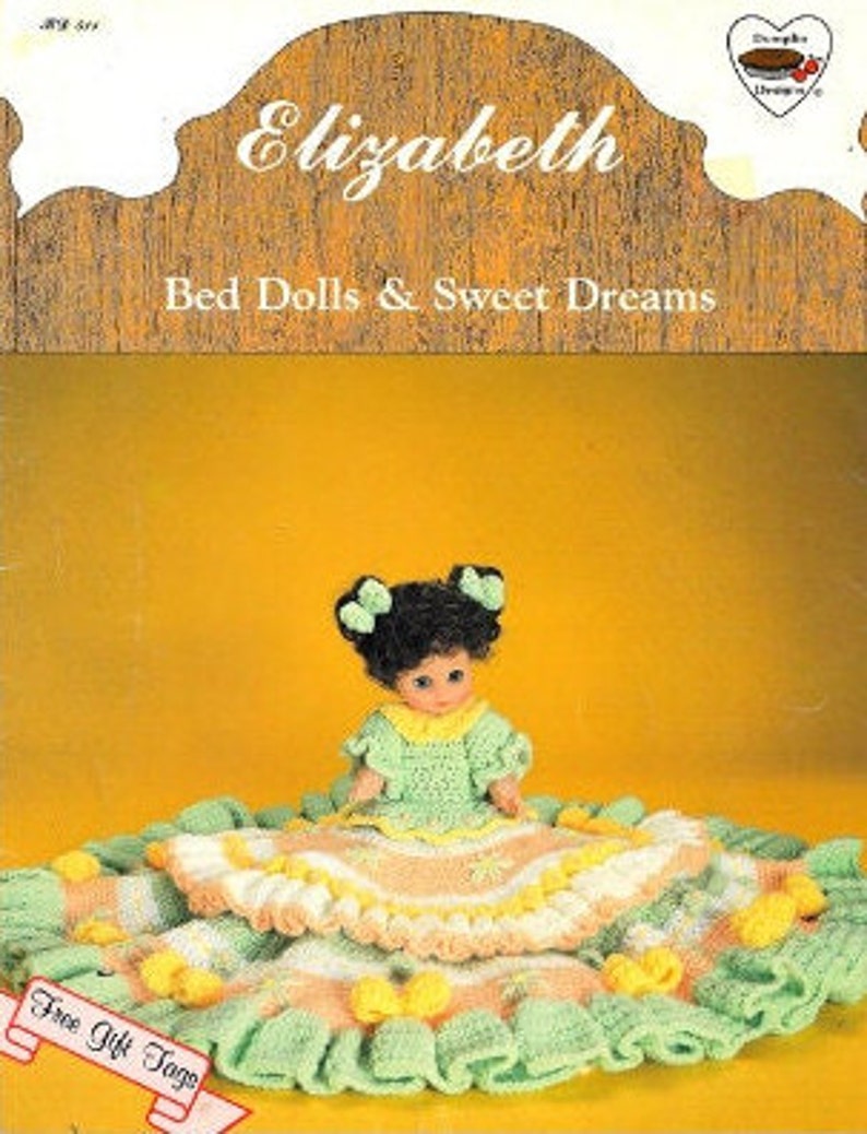 13 Inch Bed Doll Crochet Patterns Vintage Elizabeth Etsy