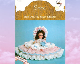 33 cm Bettpuppe Häkelanleitung Vintage Emma