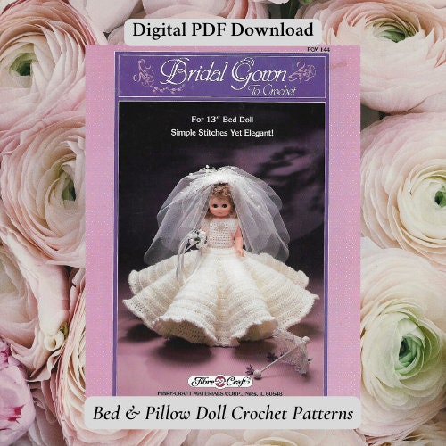crochet bride doll dress pattern Ravelry: Bride Doll pattern by kaylin cao