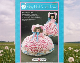 Bett & Kissen Häkelanleitungen Vintage Mary hatte ein kleines Lamm