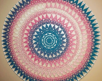 Mandala de pared Orgullo trans de 60 cm