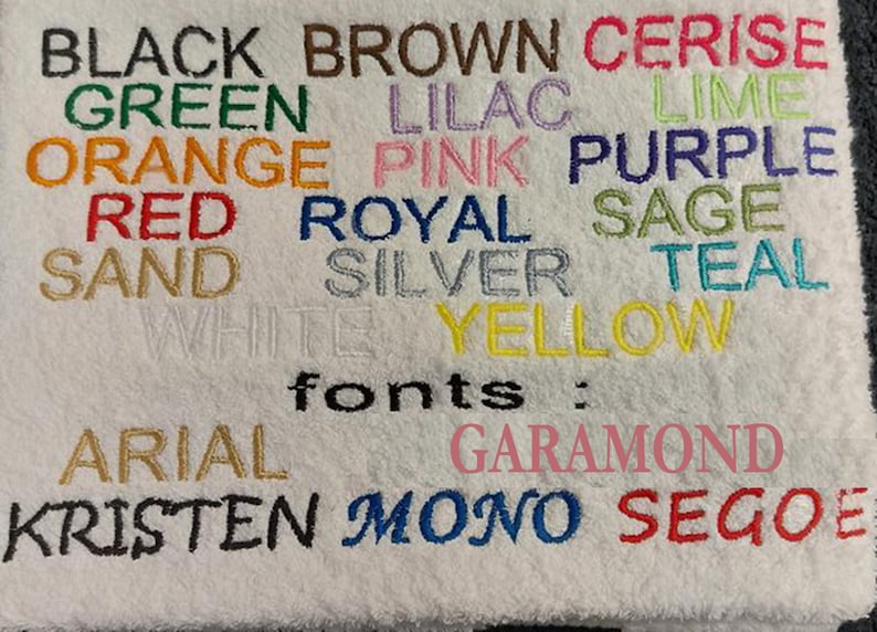 Personalised Cycling Towel, available in Hand, Bath or Sheet size and variety of colours image 3