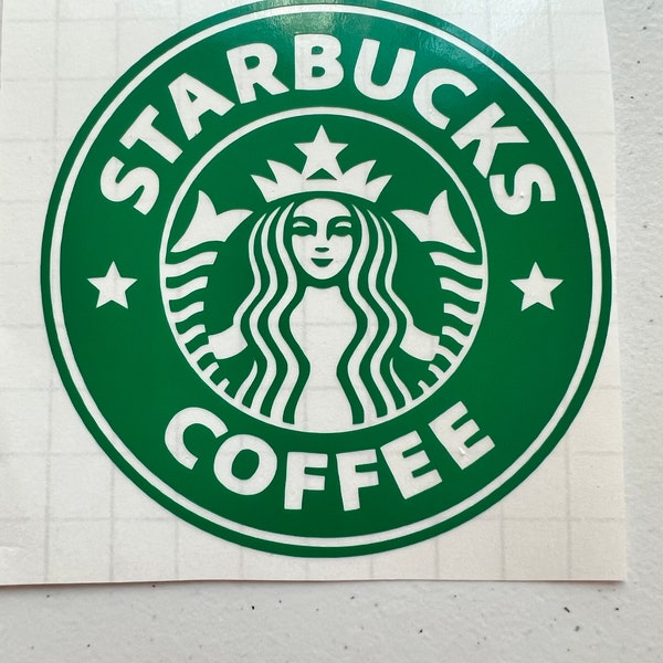 Starbucks Vinyl Decal *customization available for text*