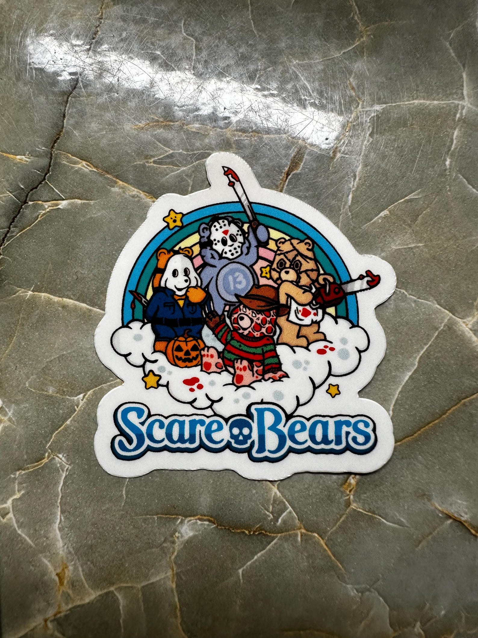Scare Sticker Scare Bears Sticker - Etsy