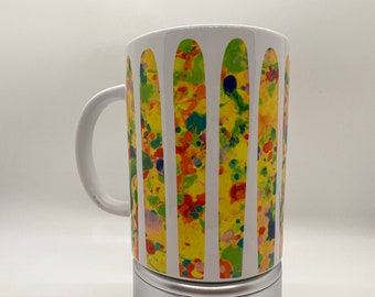 Paint drip 15 oz mug