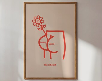 Wall Art Print Trendy Body Positivity Digital Prints Wall Art Prints Trendy Digital Prints Download Trendy | Trendy wall art prints | Trendy