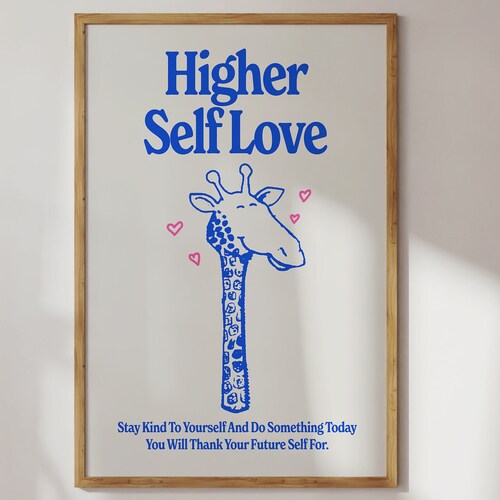 Poster Motivazionale WOFUPMY More Amor Por Favor - Stampe Su Tela Gialla 40x60 Cm, Senza Cornice, Per Camera Da Letto